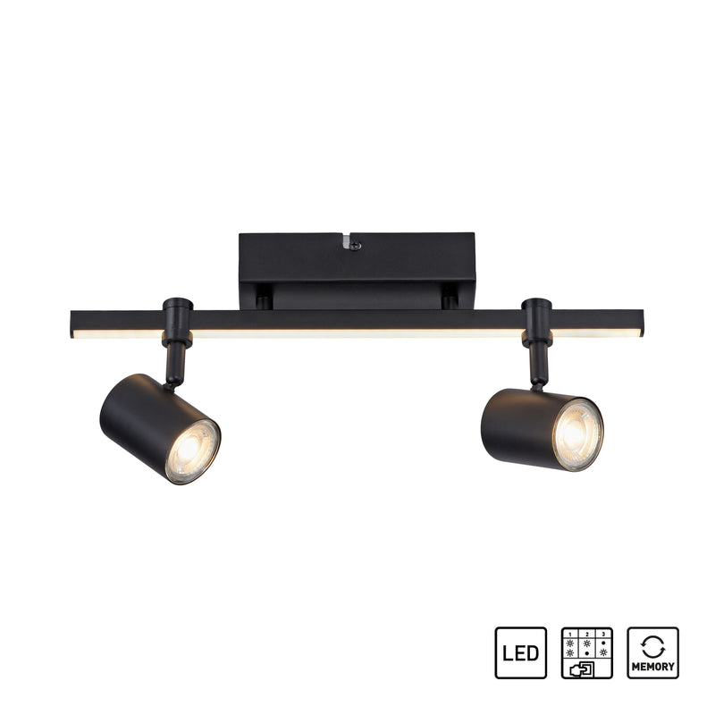 Plafoniera Paul Neuhaus BARIK 3xGU10 Negru