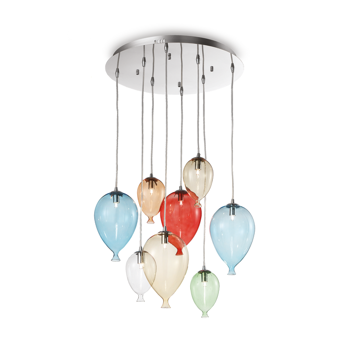 Lustra CLOWN Ideal Lux, G9 max 8 x 28W, Multicolor