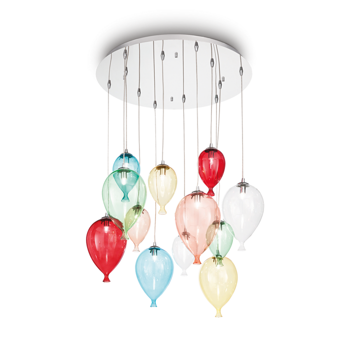 Lustra CLOWN Ideal Lux, G9 max 12 x 28W, SP12, Multicolor