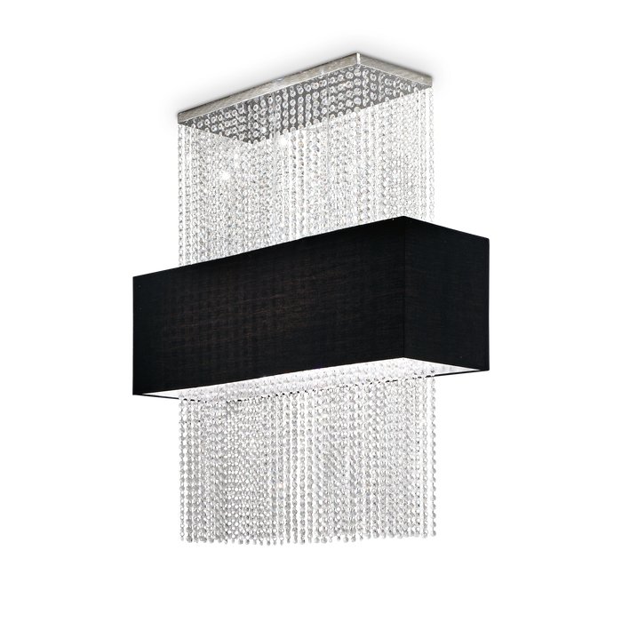 Lustra PHOENIX Ideal Lux, E27 max 5 x 60W, SP5, Negru