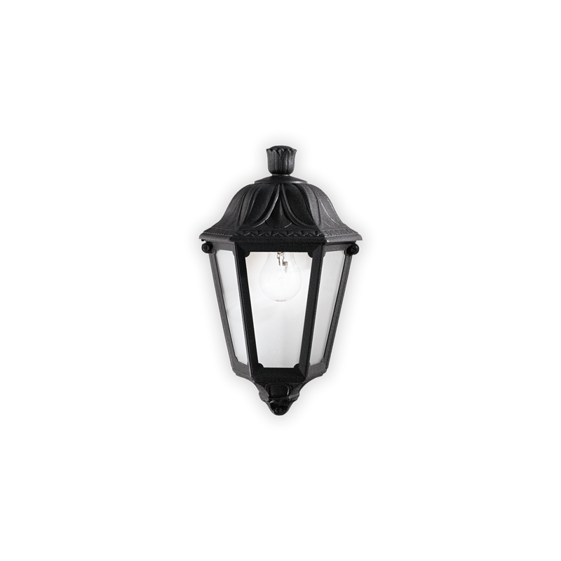 Aplica DAFNE Ideal Lux, E27 max 1 x 23W, Negru, Small, Ap1