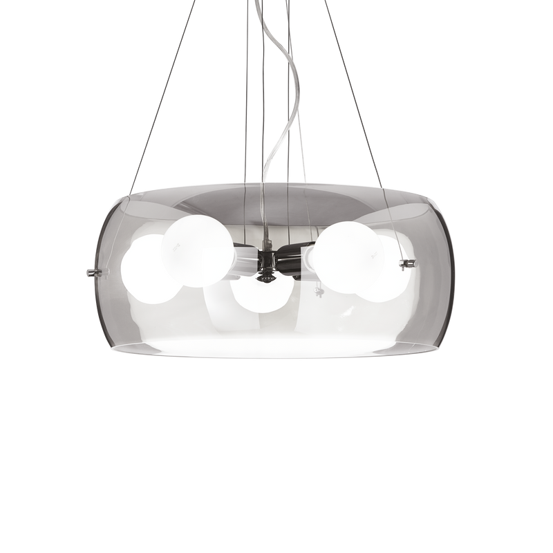 Lustra AUDI-10 Ideal Lux, E27 max 5 x 60W, Fumuriu