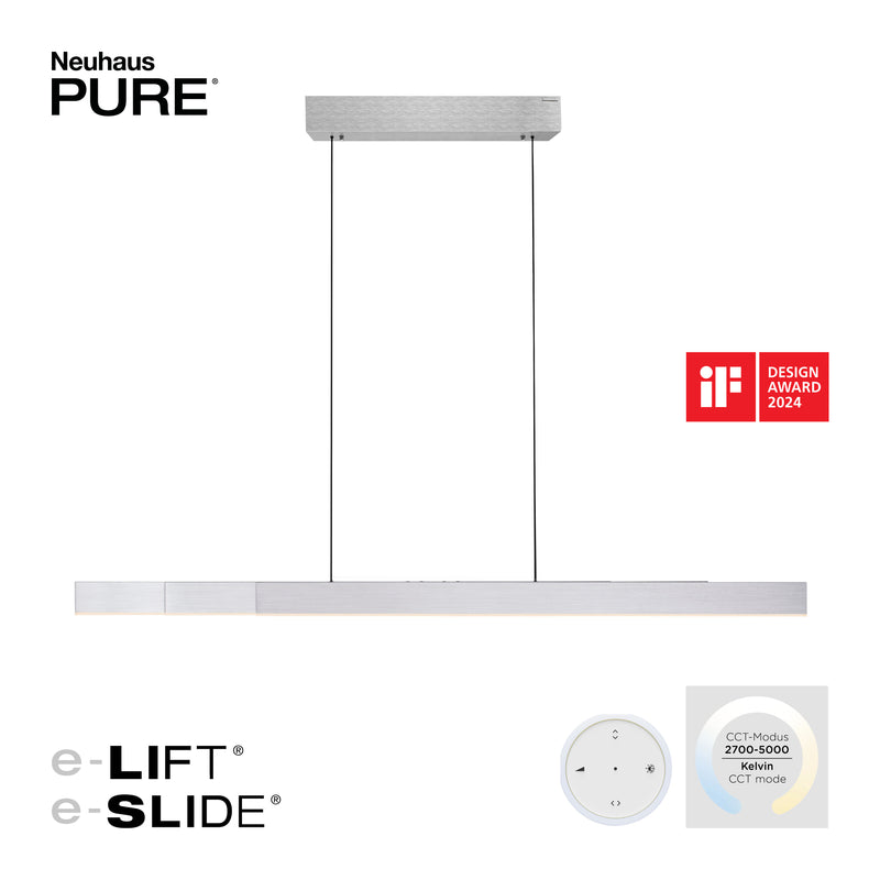 Lustra Paul Neuhaus PURE MOTO-RISE 3xLED Aluminiu
