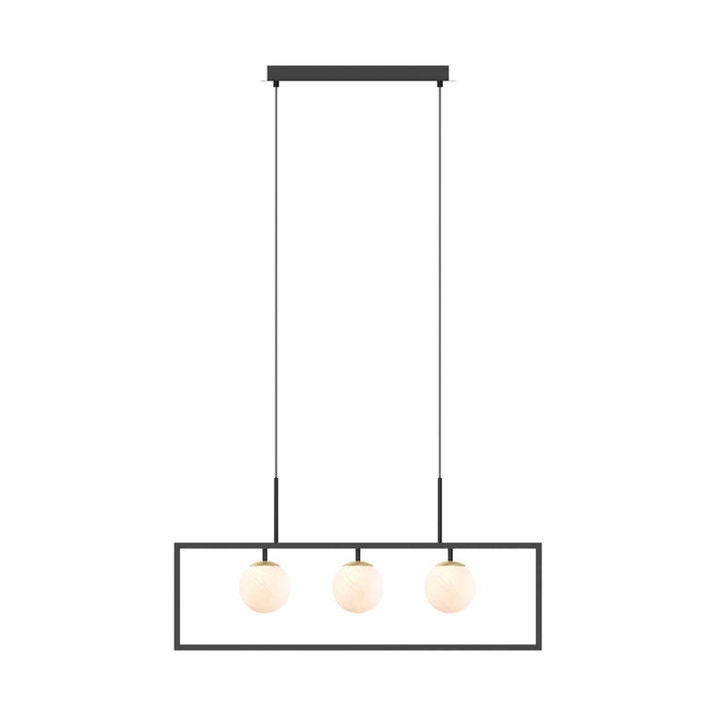 Lustra Zuma Line PIRO G9 LED/LED Negru Mat