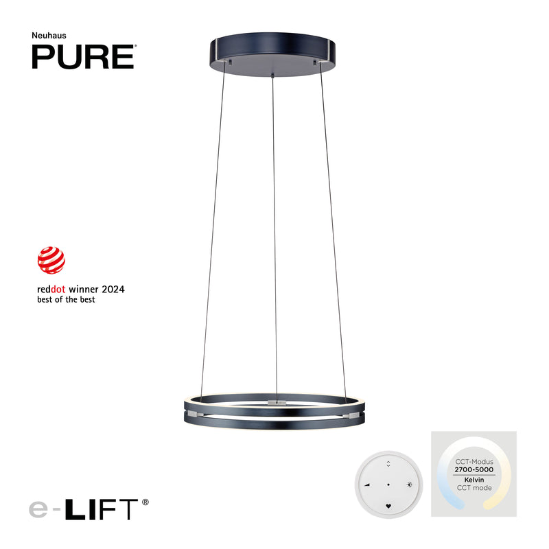 Lustra Paul Neuhaus PURE E-LOOP 2xLED Gri
