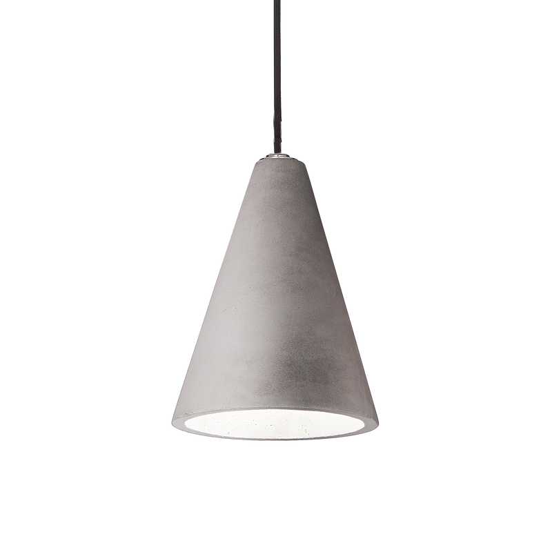 Lustra OIL Ideal Lux, E27 max 1 x 15W, Ciment, D 150 x H min 450 / max 2200 mm