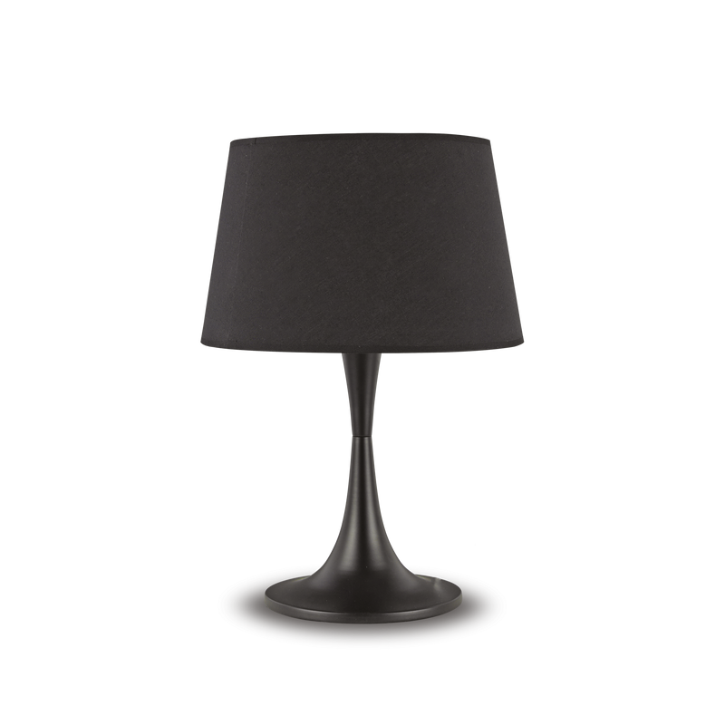 Veioza LONDON Ideal Lux, E27 max 1 x 60W, Negru 32 cm
