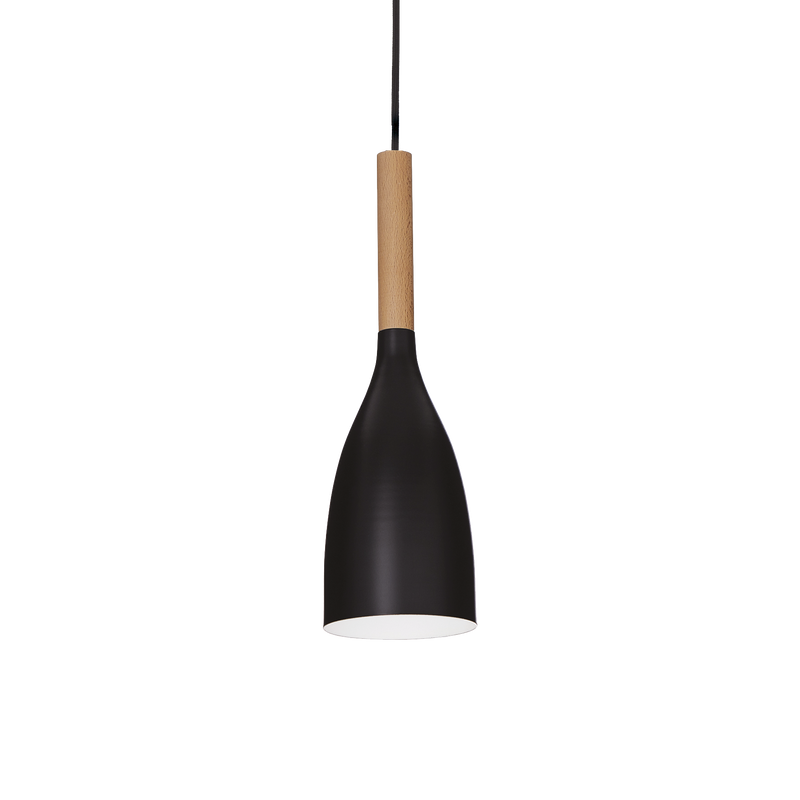 Lustra MANHATTAN Ideal Lux, E14 max 1 x 40W, Negru