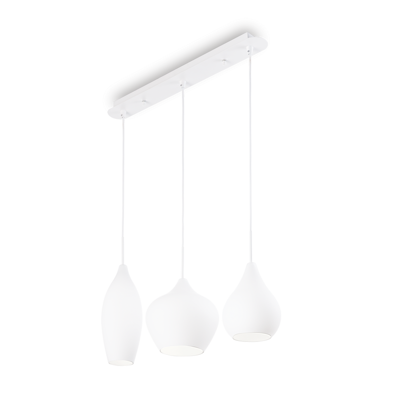 Lustra SOFT Ideal Lux, E14 max 3 x 40W, SP3, D60, Alb