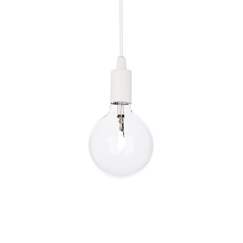 Lustra EDISON Ideal Lux, E27 max 1 x 42W, Alb