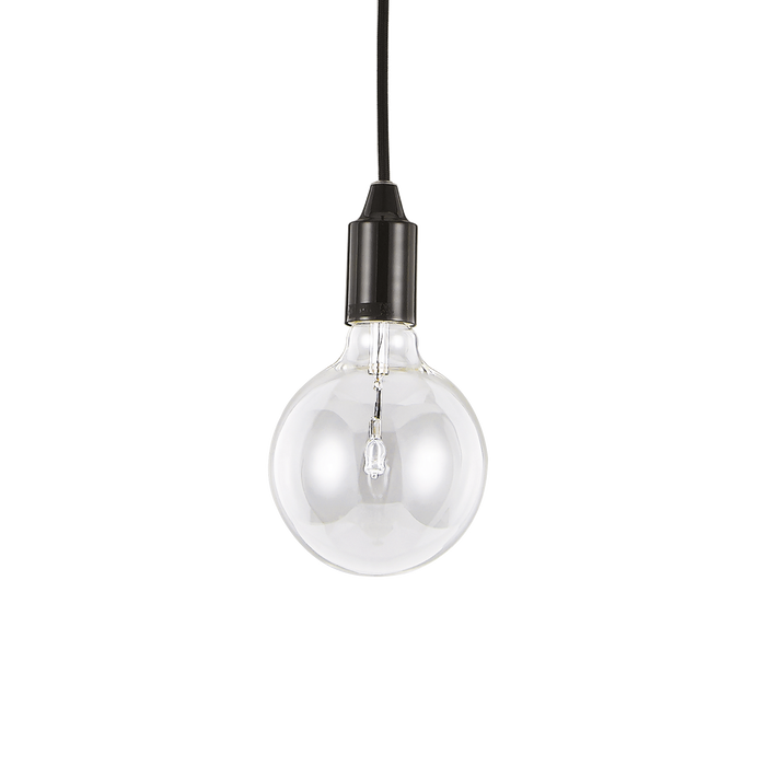 Lustra EDISON Ideal Lux, E27 max 1 x 42W, Negru