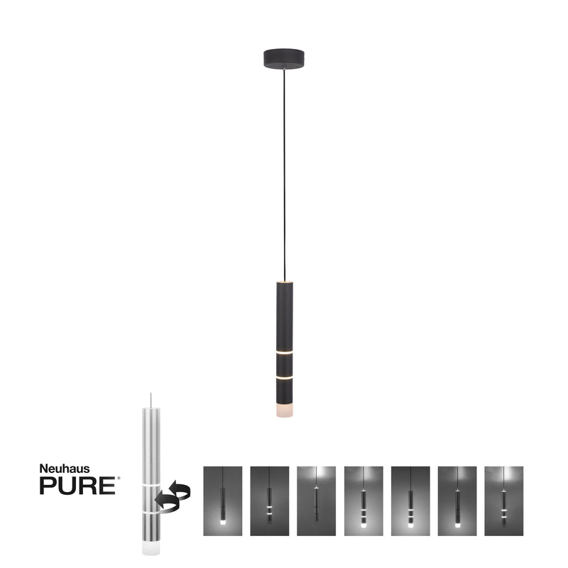 Lustra Paul Neuhaus PURE-VEGA 4xLED Negru