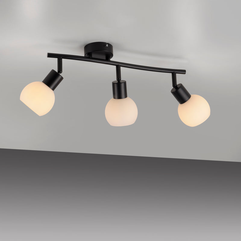 Plafoniera Paul Neuhaus LOKI 3xE14 Negru
