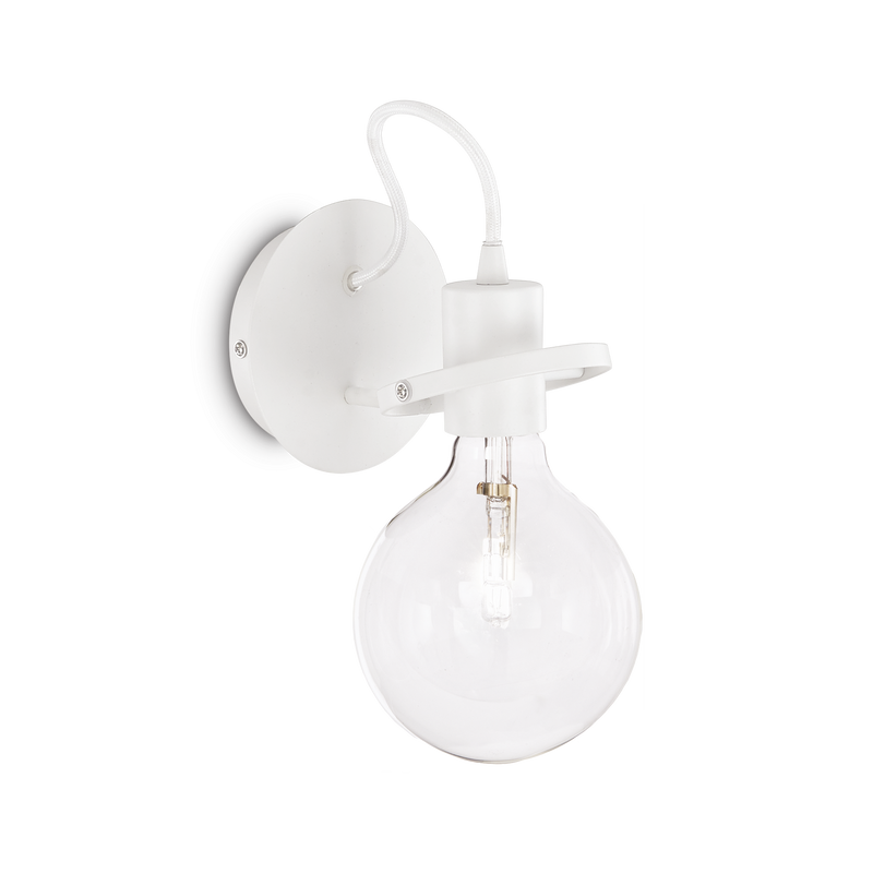 Aplica RADIO Ideal Lux, E27 max 1 x 60W, L 130 x H 235 x P 135 mm, Alb