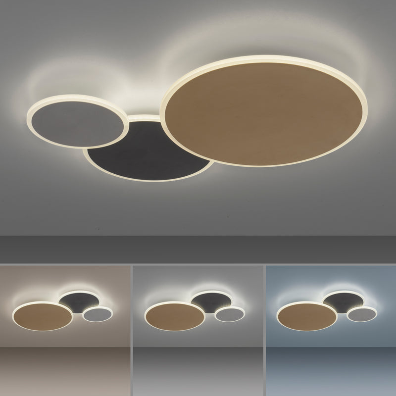 Plafoniera Paul Neuhaus Q-PIATO 3xLED Multicolor