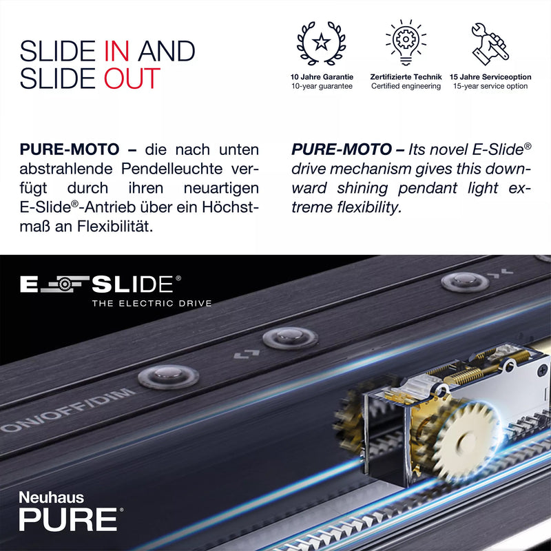 Lustra Paul Neuhaus PURE-MOTO 3xLED Gri
