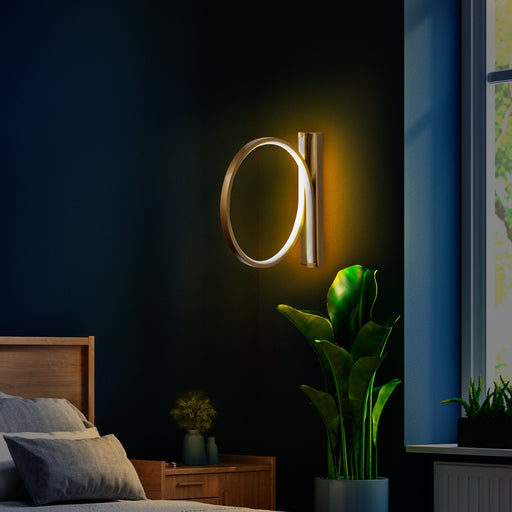 Aplică Asi Home Halka - 13305, Auriu, Ø30 cm