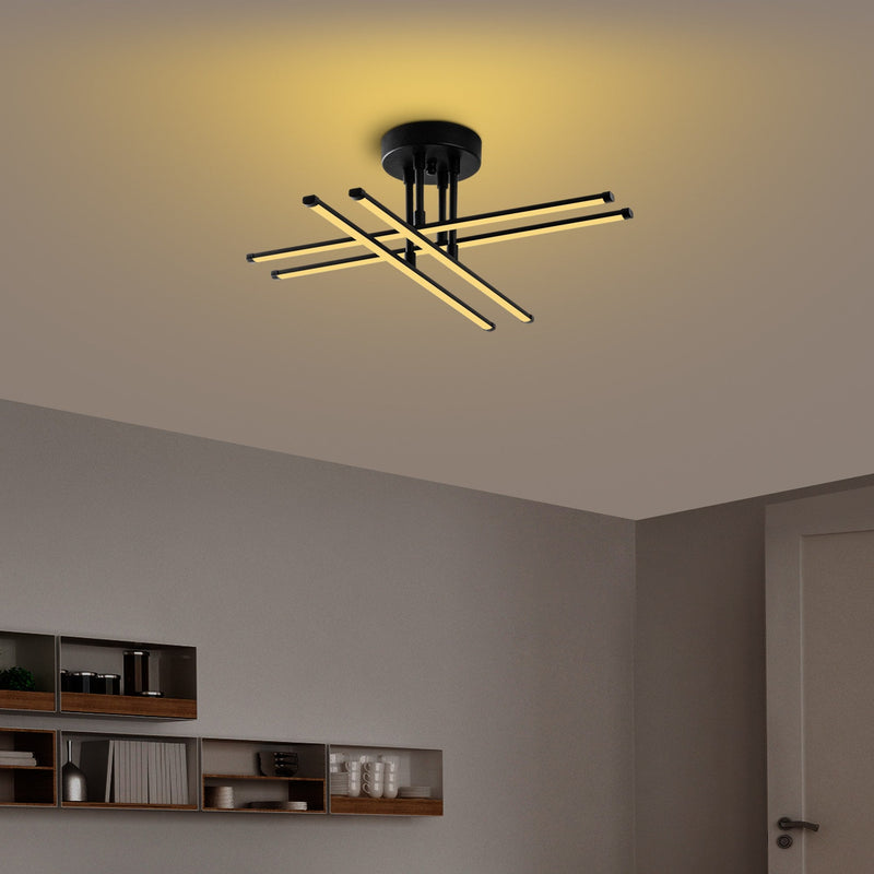Lustră Asi Home Exhaust-13661, Negru, Ø16 cm