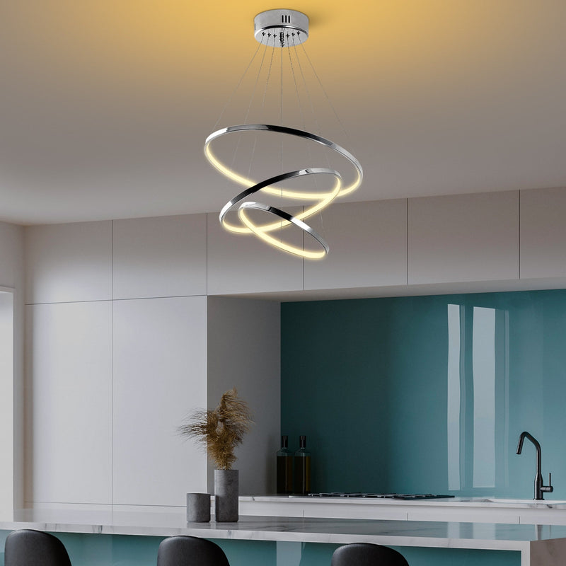 Lustră Asi Home Simit - 13698, Crom, Ø16 cm