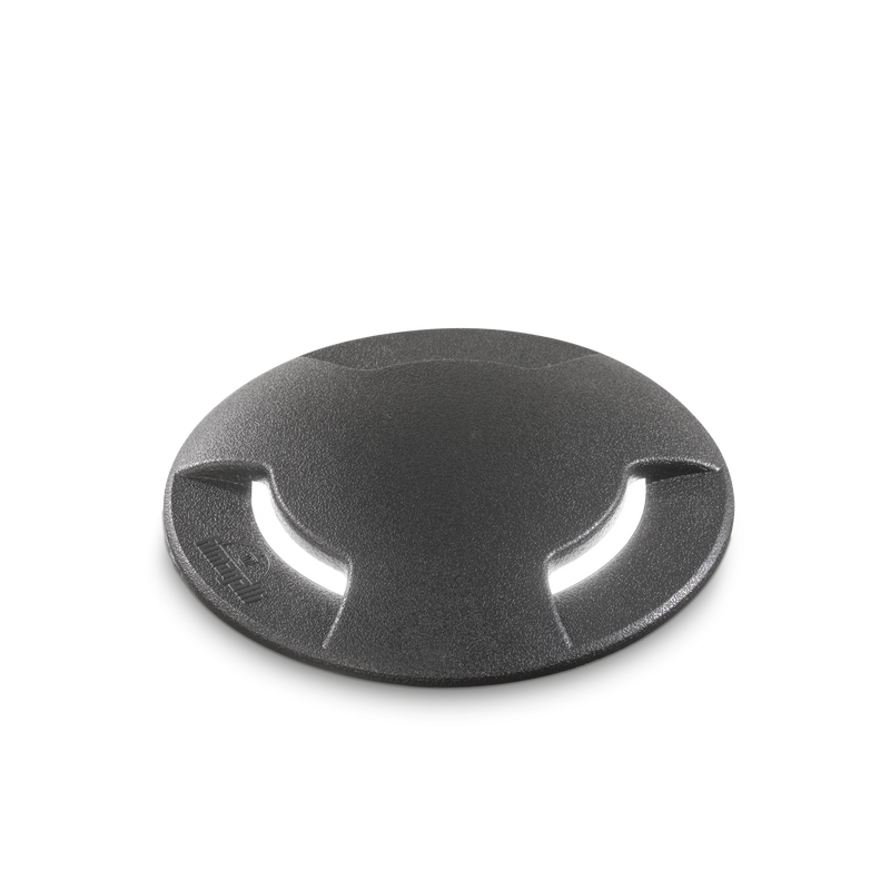 Spot Încastrat Ideal Lux Way, Negru, 1xGX53, Ø16 cm
