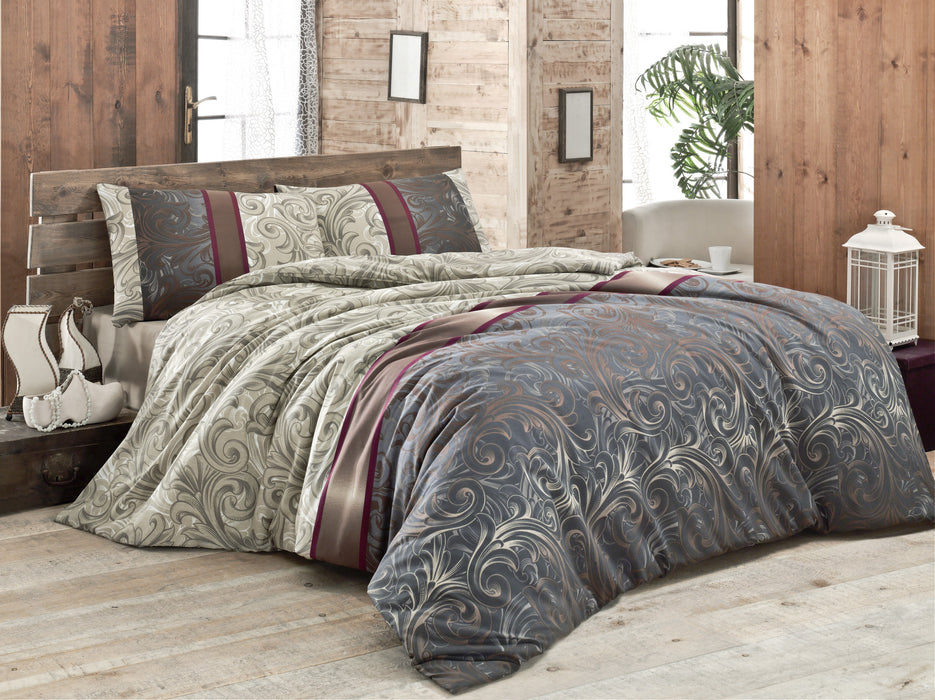 Set Lenjerie de Pat Double, Quilt Cover Asi Home Hürrem v2 65% Bumbac |35% Poliester 200|220|50X220|240|70 cm