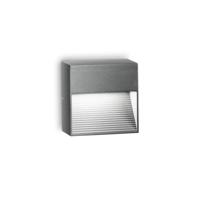 Aplica DOWN Ideal Lux, G9 max 1 x 28W, L 85 x H 85 x P 50 mm, Antracit