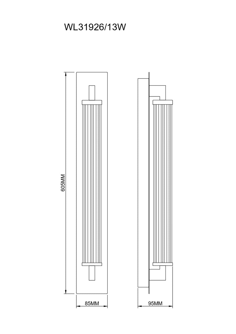 Aplica Zuma Line DORIA LED Negru Matt