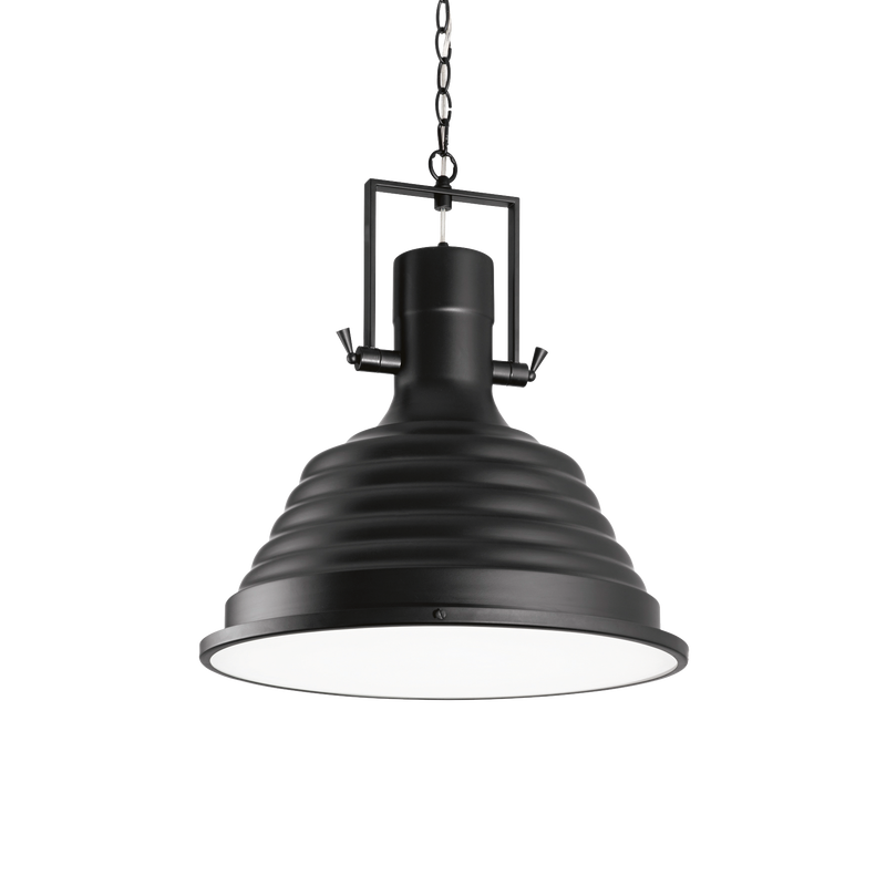 Lustra FISHERMAN Ideal Lux, E27 max 1 x 60W, Negru
