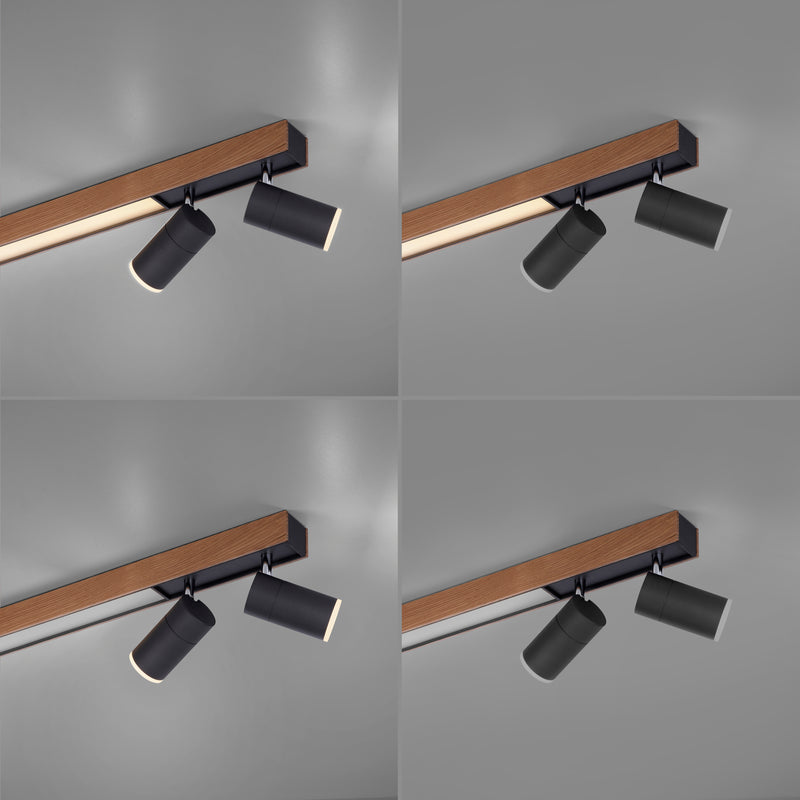 Plafoniera Paul Neuhaus PURE-LINES 5xLED Lemn Natural