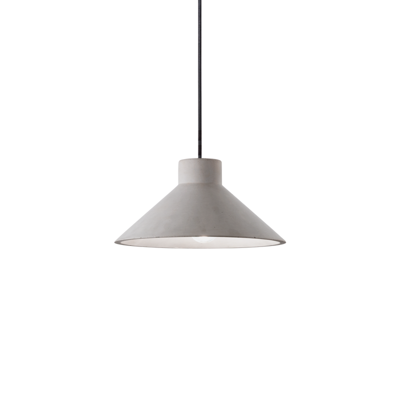 Lustra OIL Ideal Lux, E27 max 1 x 15W, Ciment, D 250 x H min 375 / max 2125 mm