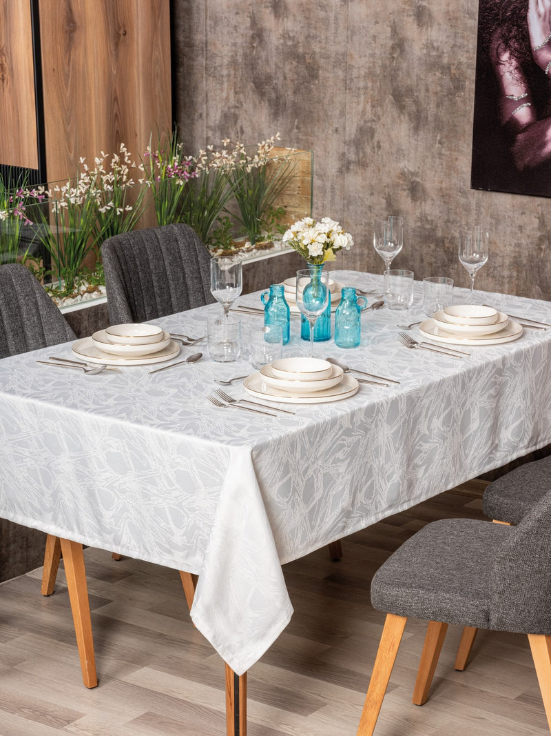 Față de Masă Asi Home Lavinia 220 - White Poliester 155X220 cm