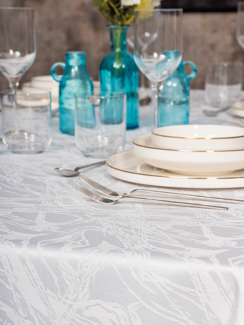 Față de Masă Asi Home Lavinia 220 - White Poliester 155X220 cm