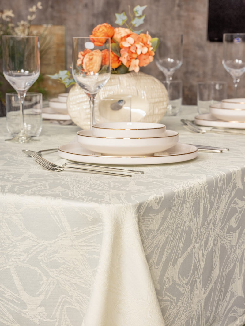 Față de Masă Asi Home Lavinia 160 - Cream Poliester 155X160 cm