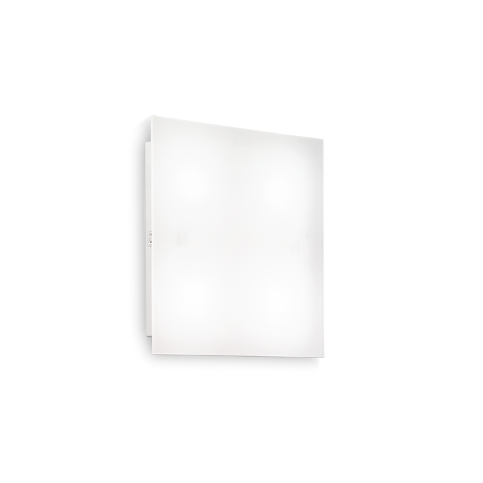 Plafoniera/Aplica FLAT Ideal Lux, GX53 max 1 x 15W, D20 CM, Alb