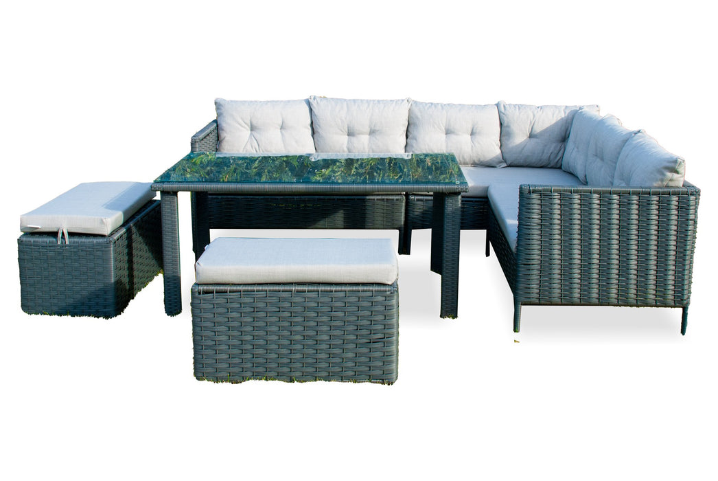 Set Lounge de Gradina Asi Home Paris - Gri