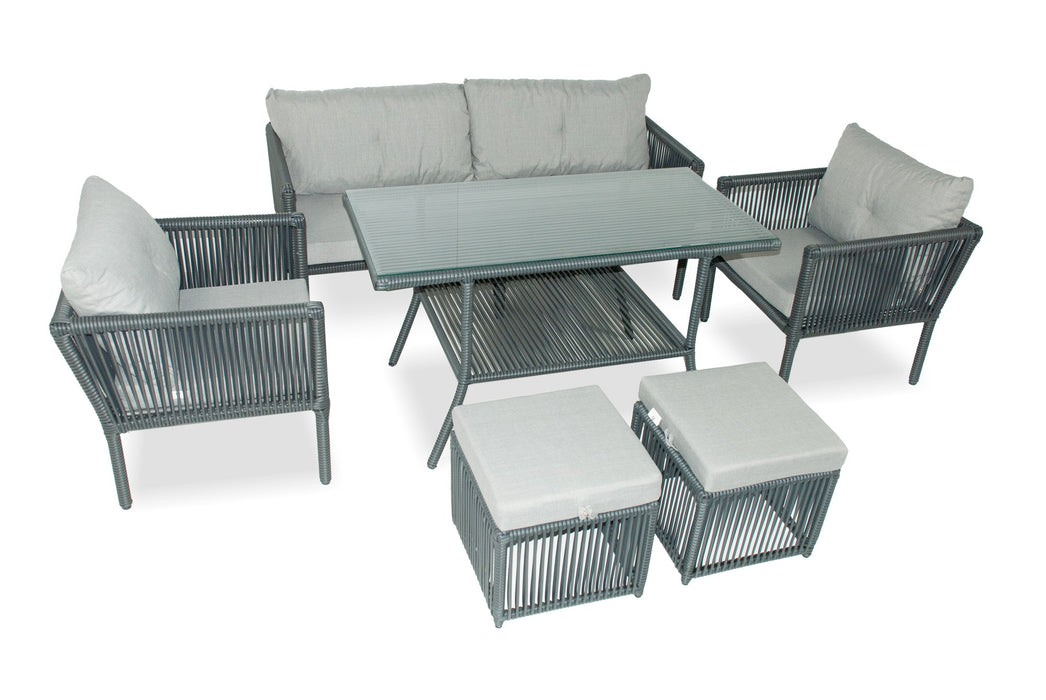 Set Lounge de Gradina Asi Home Shangai 4 - Gri