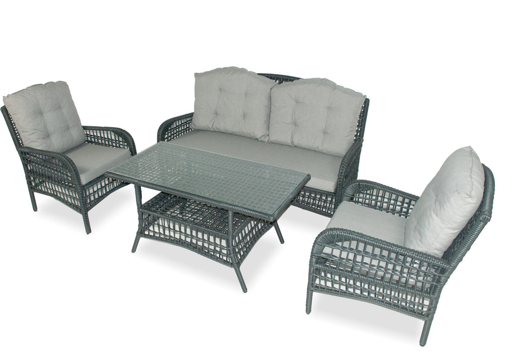 Set Lounge de Gradina Asi Home Canapea Lady - Gri