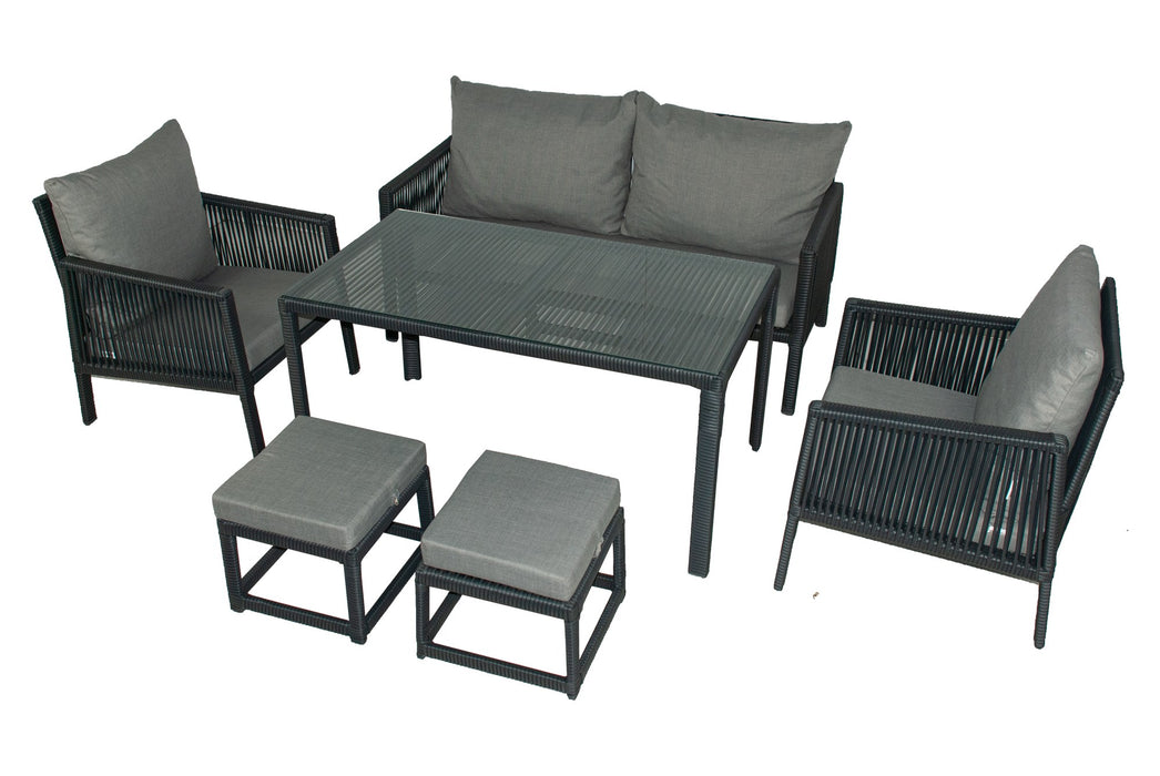 Set Lounge de Gradina Asi Home Canapea Otto - Gri