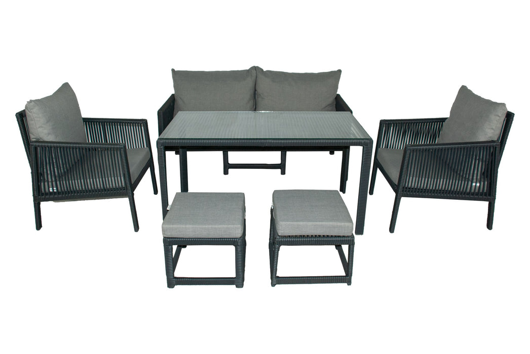 Set Lounge de Gradina Asi Home Canapea Otto - Gri