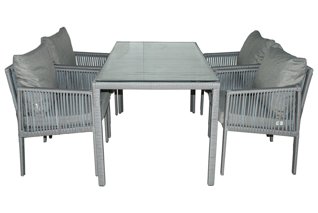 Set Lounge de Gradina Asi Home Otto 4 - Gri deschis