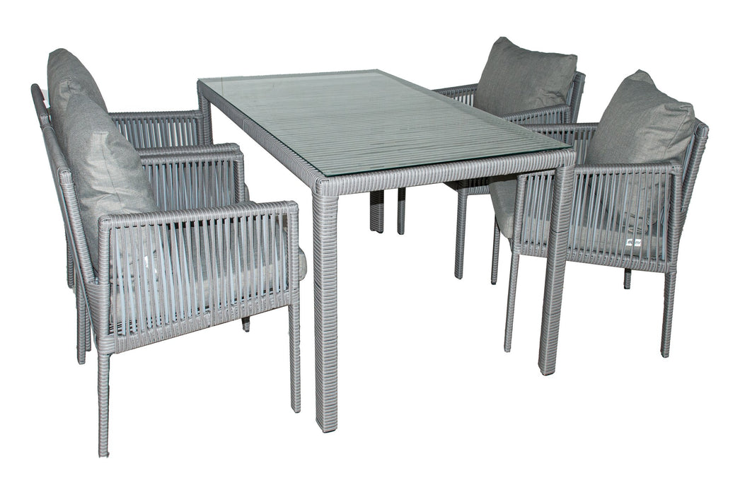 Set Lounge de Gradina Asi Home Otto 4 - Gri deschis