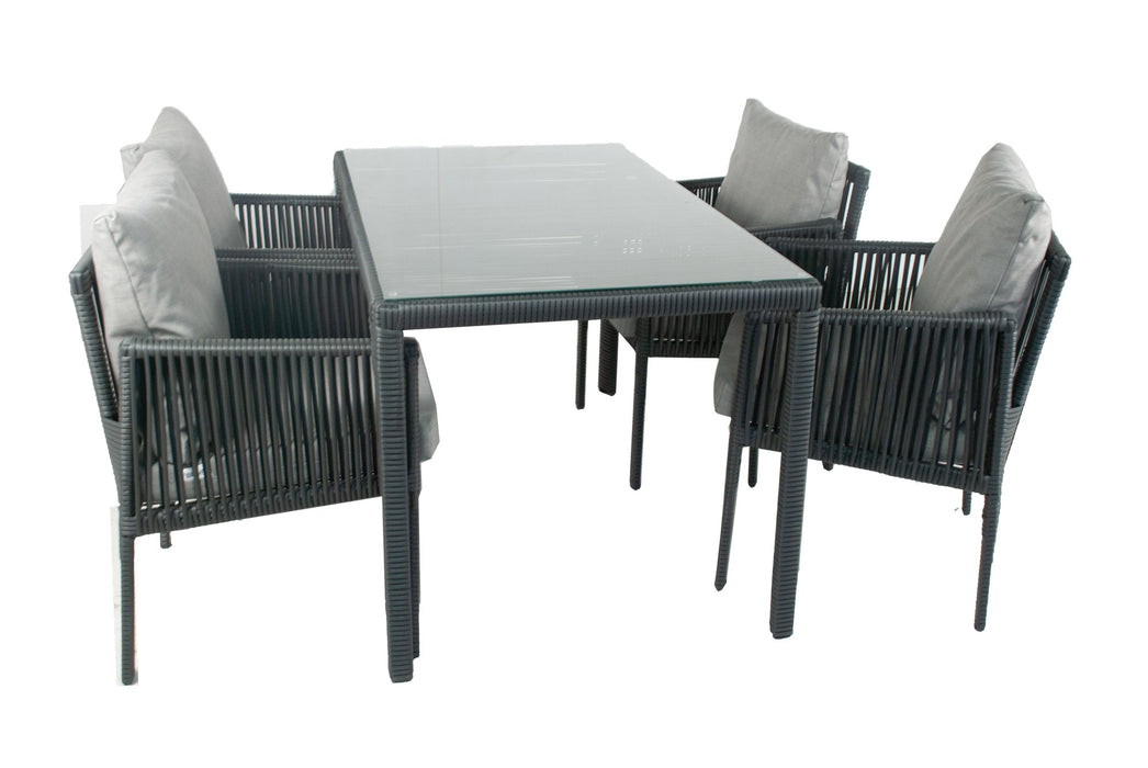 Set Lounge de Gradina Asi Home Otto 4 - Gri