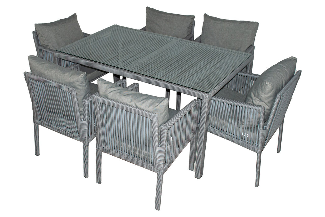 Set Lounge de Gradina Asi Home Otto 6 - Gri deschis