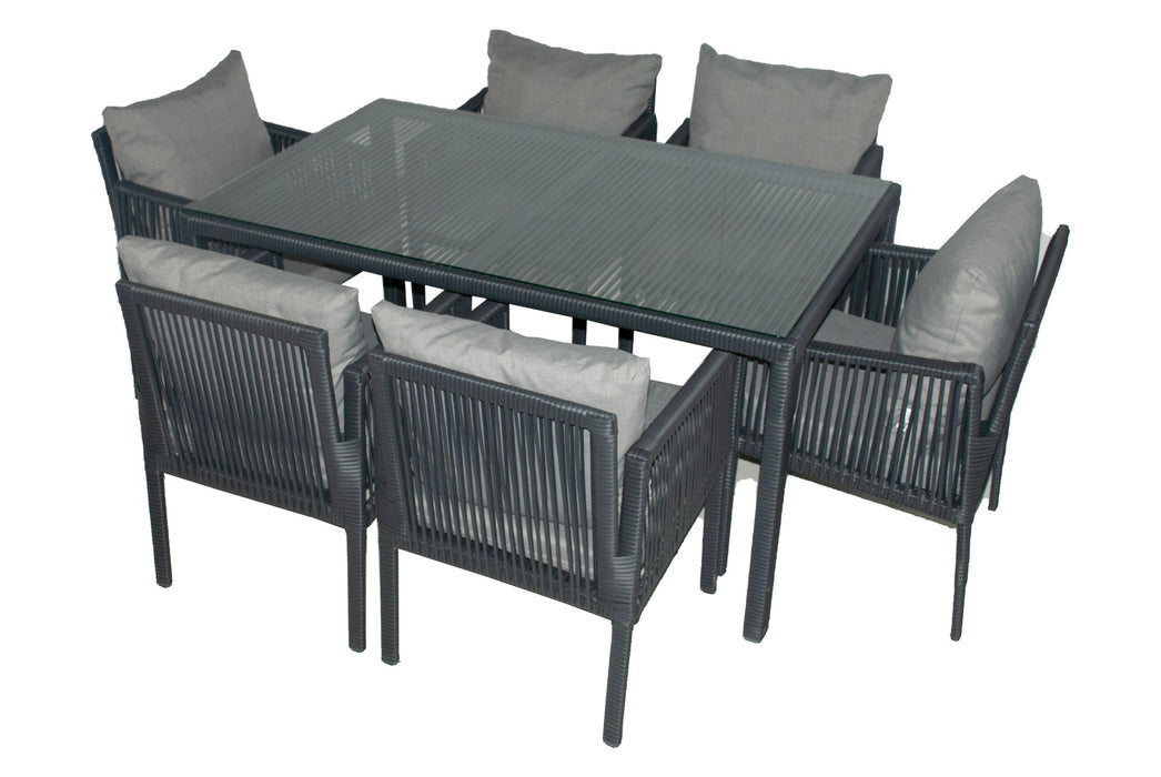 Set Lounge de Gradina Asi Home Otto 6 - Gri