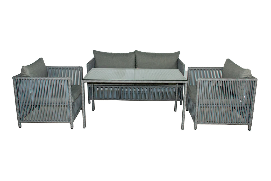 Set Lounge de Gradina Asi Home Mana 3 - Gri deschis