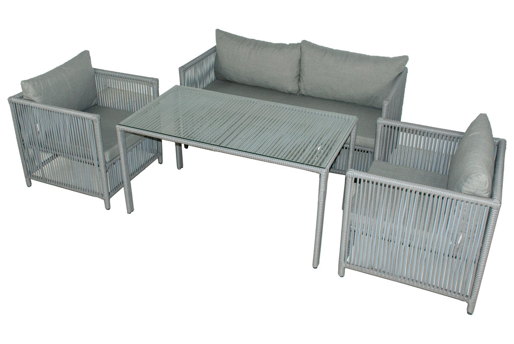 Set Lounge de Gradina Asi Home Mana 3 - Gri deschis