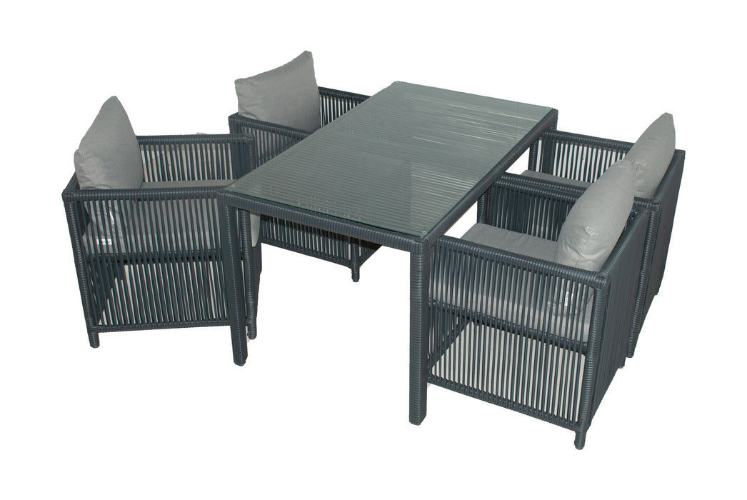 Set Lounge de Gradina Asi Home Mana 2 - Gri