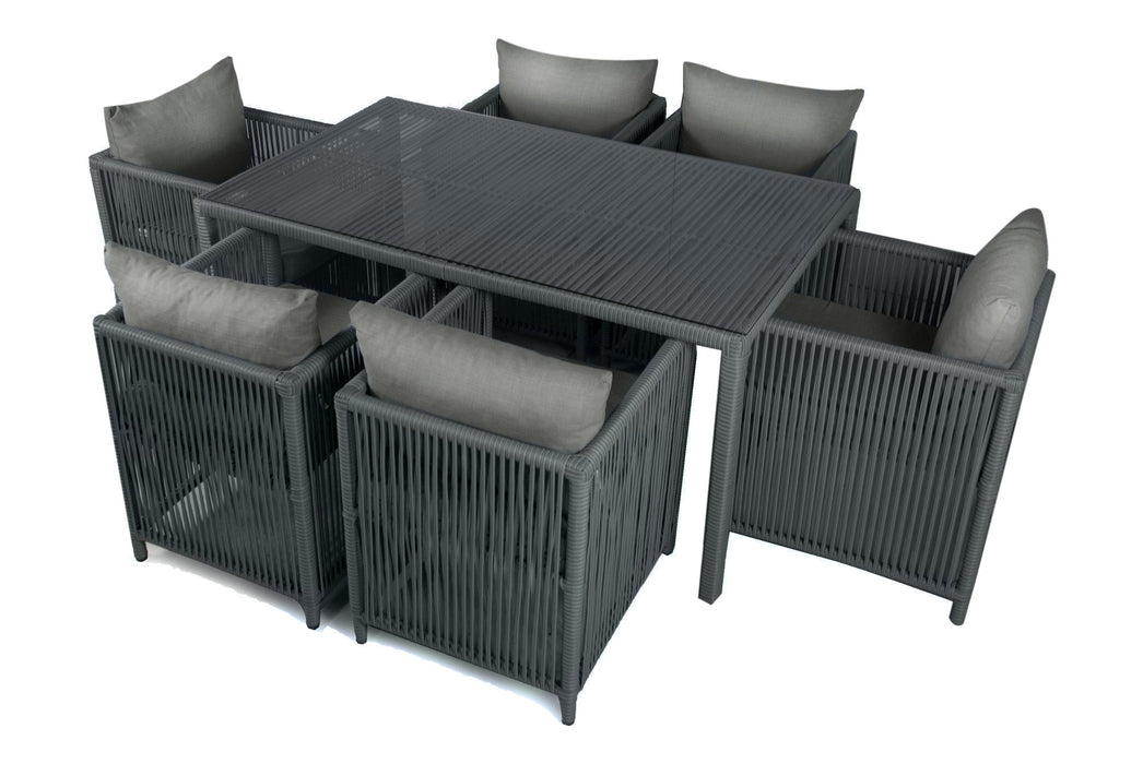 Set Lounge de Gradina Asi Home Mana - Gri