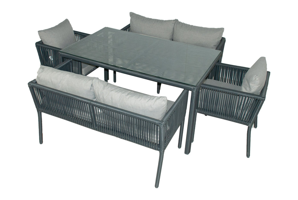 Set Lounge de Gradina Asi Home Vera 2 - Gri