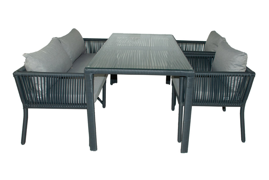 Set Lounge de Gradina Asi Home Vera 3 - Gri